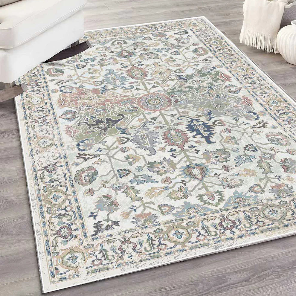 Braun-Beige gemusterter Läufer