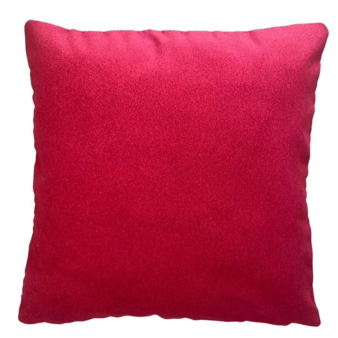 Kagyló bársonyos díszpárna - 45x45 cm