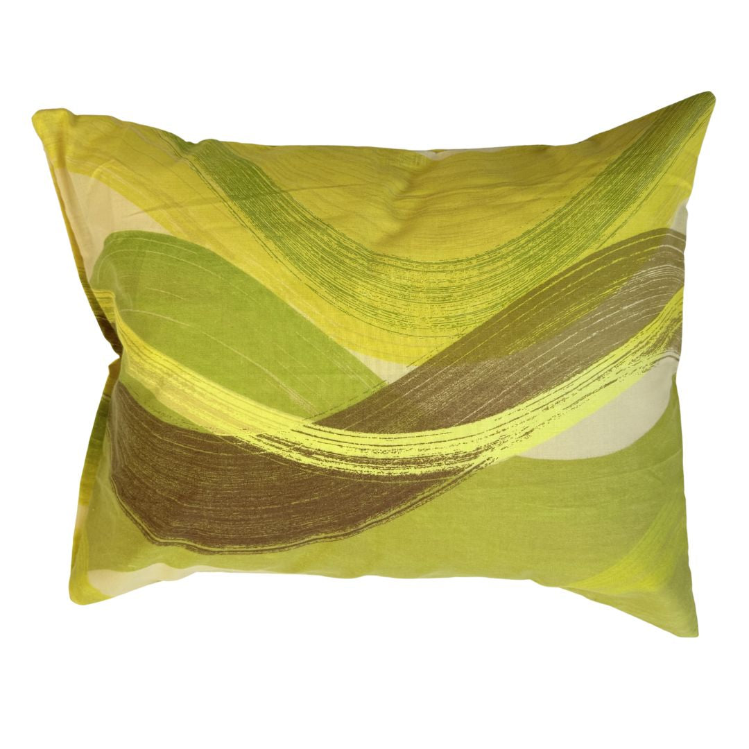 Pamut kispárnahuzat - Napfényes olíva