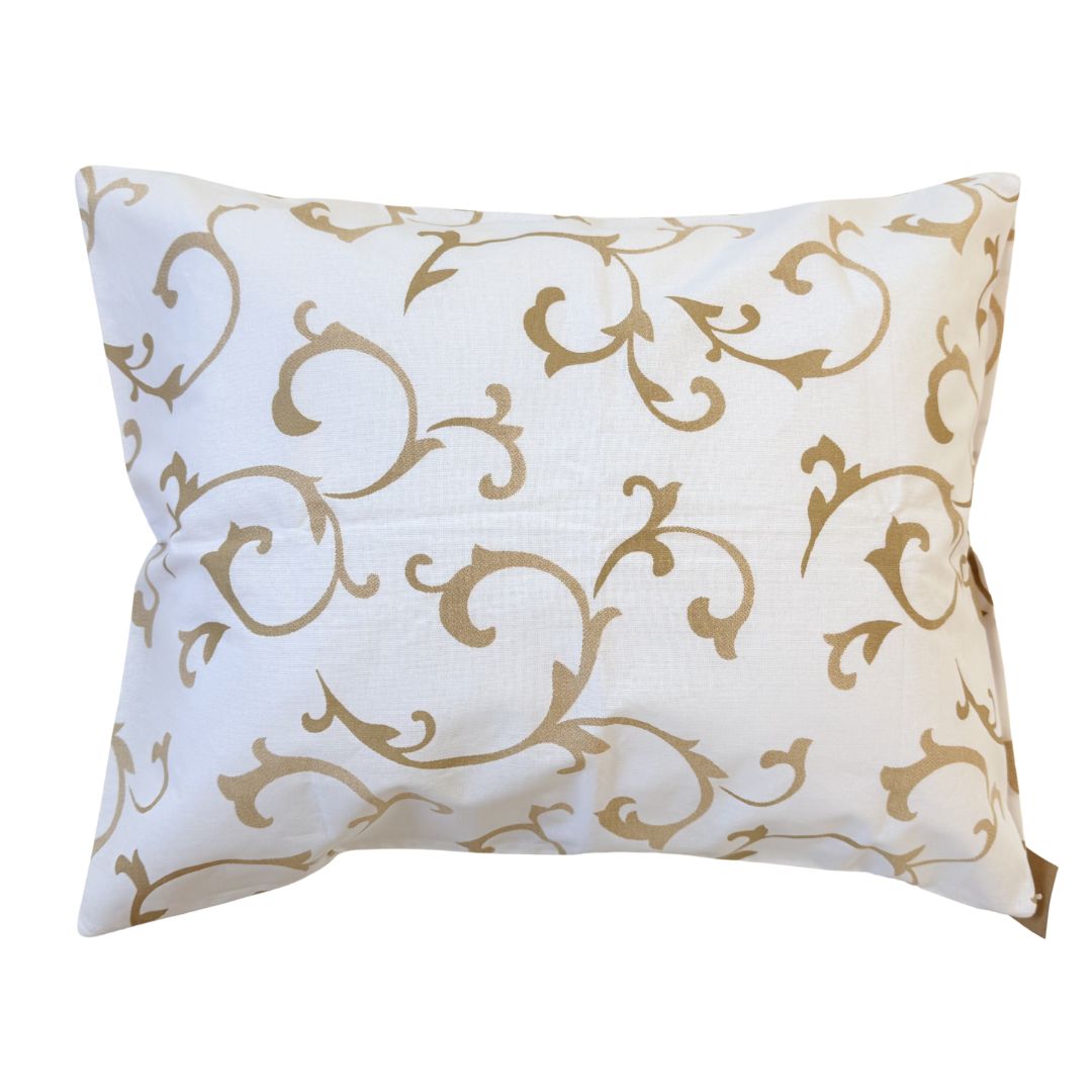 Kissenbezug aus Baumwolle – Puder geblümt