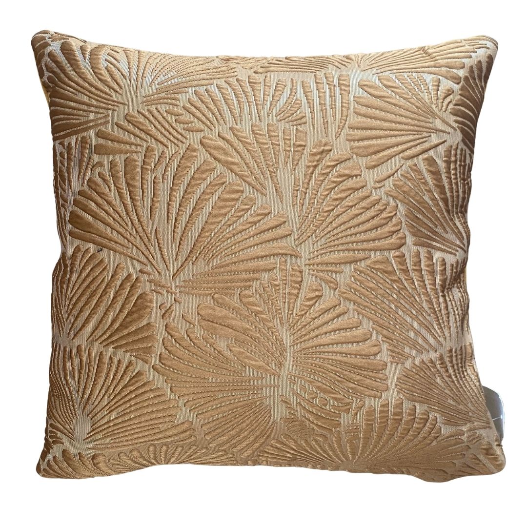 Kagyló bársonyos díszpárna - 45x45 cm