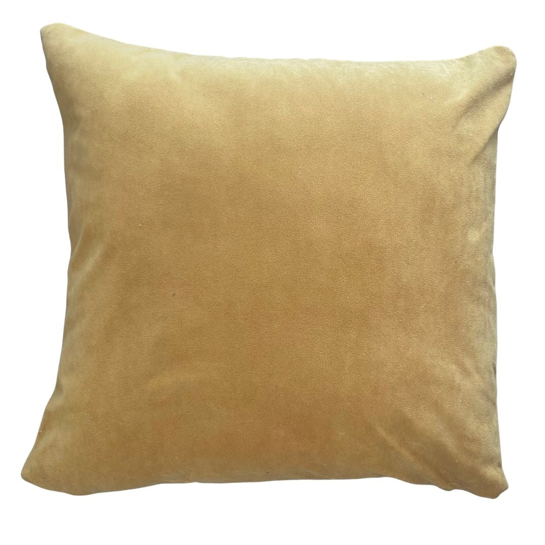 Kagyló bársonyos díszpárna - 45x45 cm