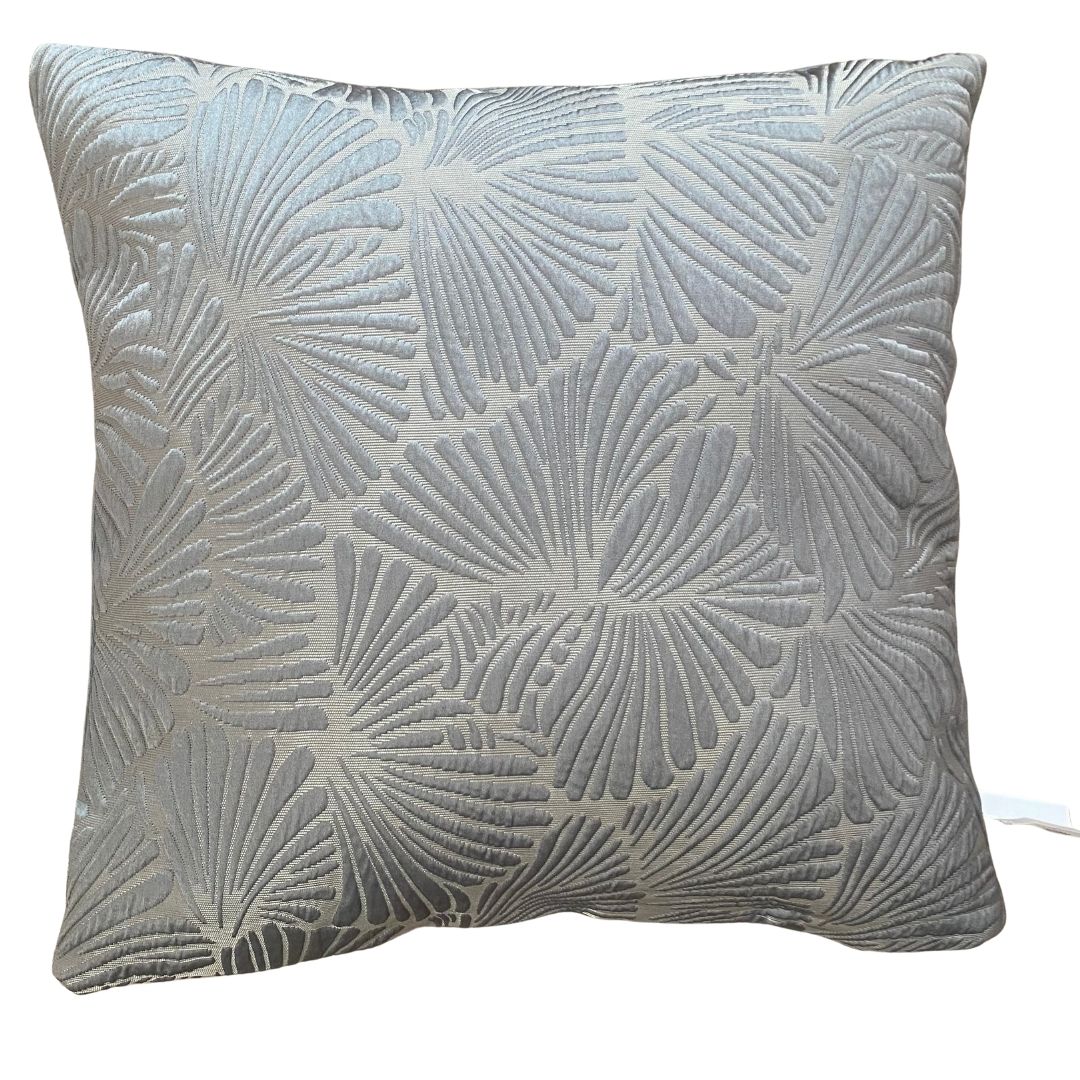 Kagyló bársonyos díszpárna - 45x45 cm