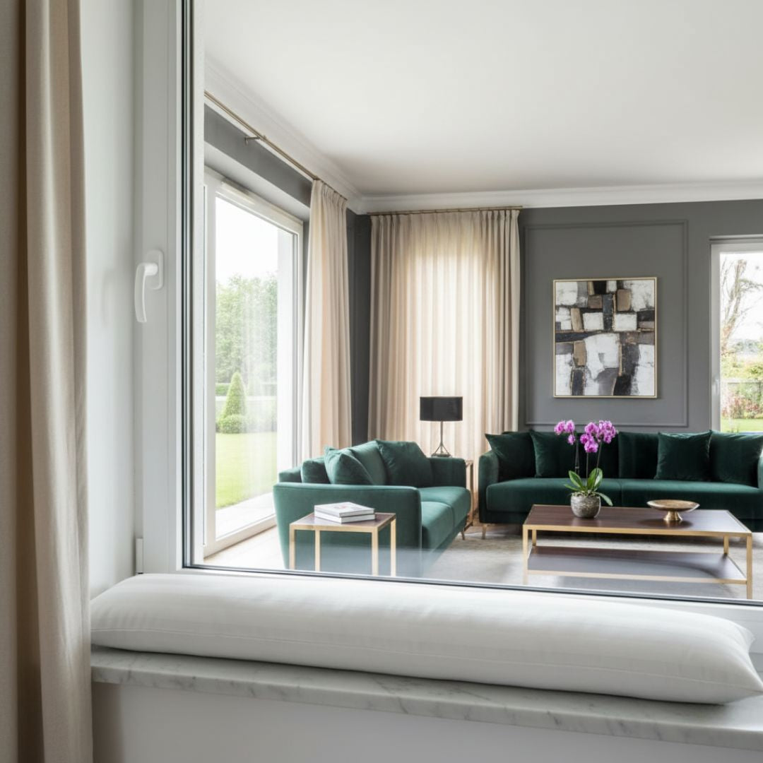 Damaszt csíkos huzatfogó