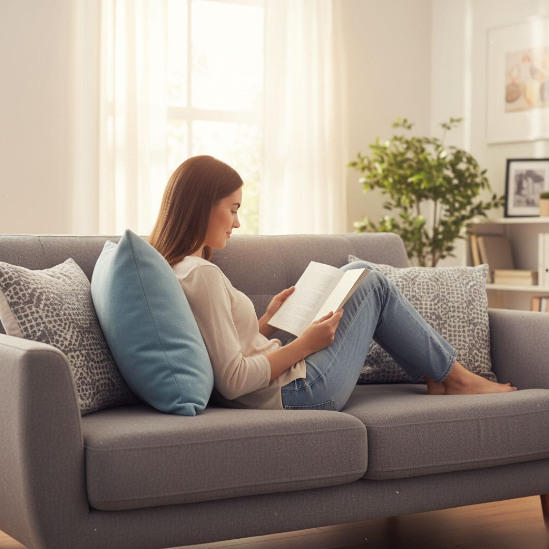 Dekokissen (mit Einlage) 45x45 cm (creme)