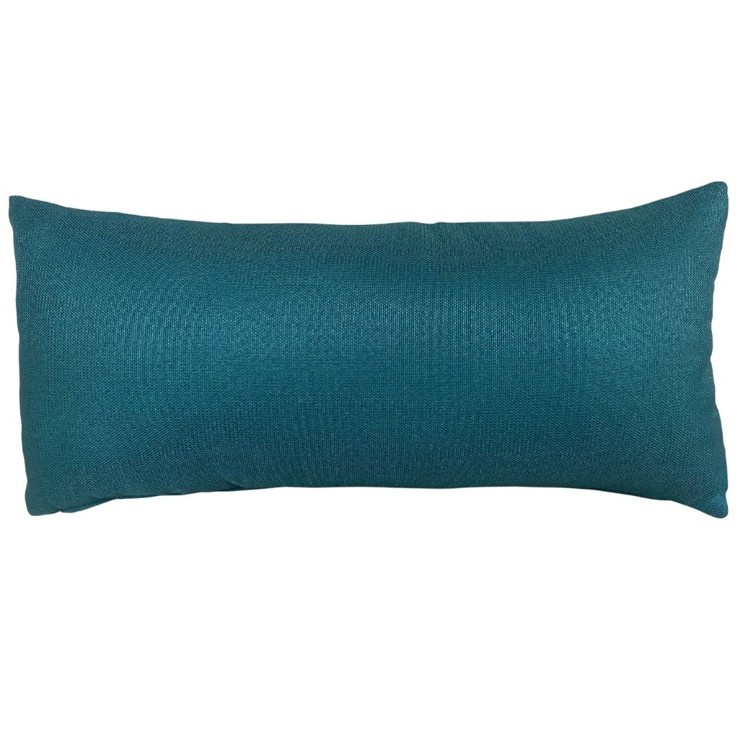 Turquoise decorative pillow - with insert - 30x60 cm