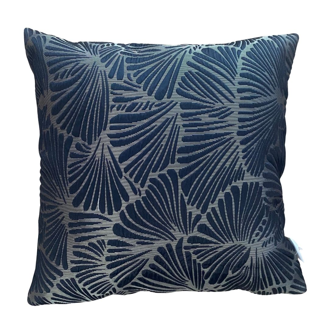 Kagyló bársonyos díszpárna - 45x45 cm