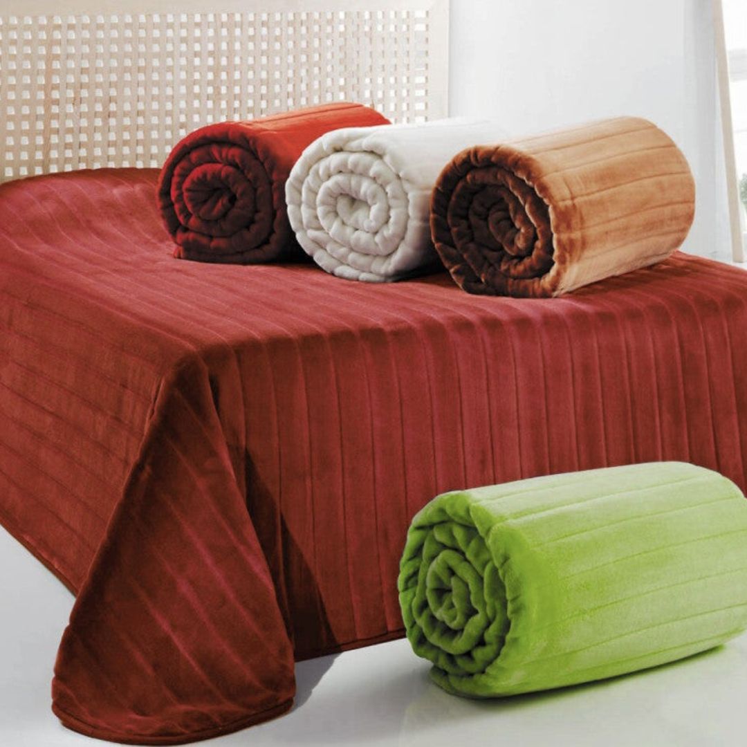 Pléd - Merinos Bordó