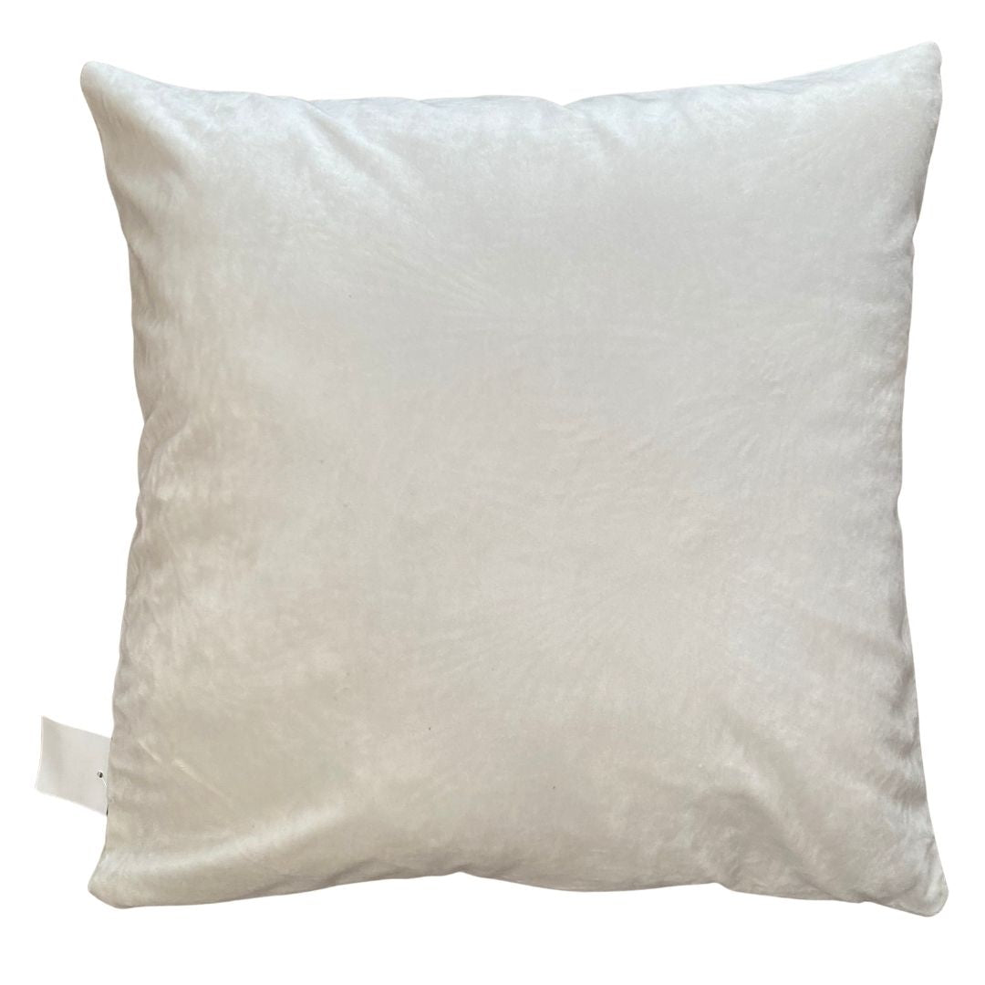 Kagyló bársonyos díszpárna - 45x45 cm