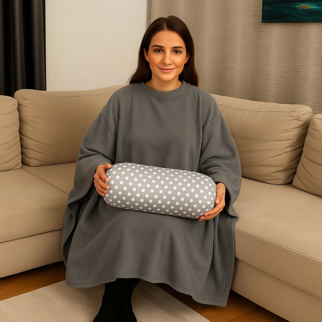 Lux roller pillow - neck pillow set (travel set)