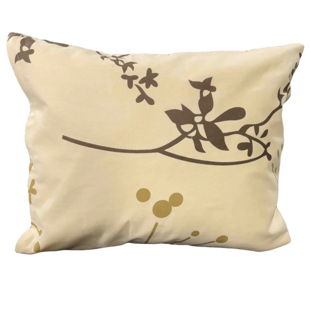 Cotton pillowcase - Brown/beige tree branch