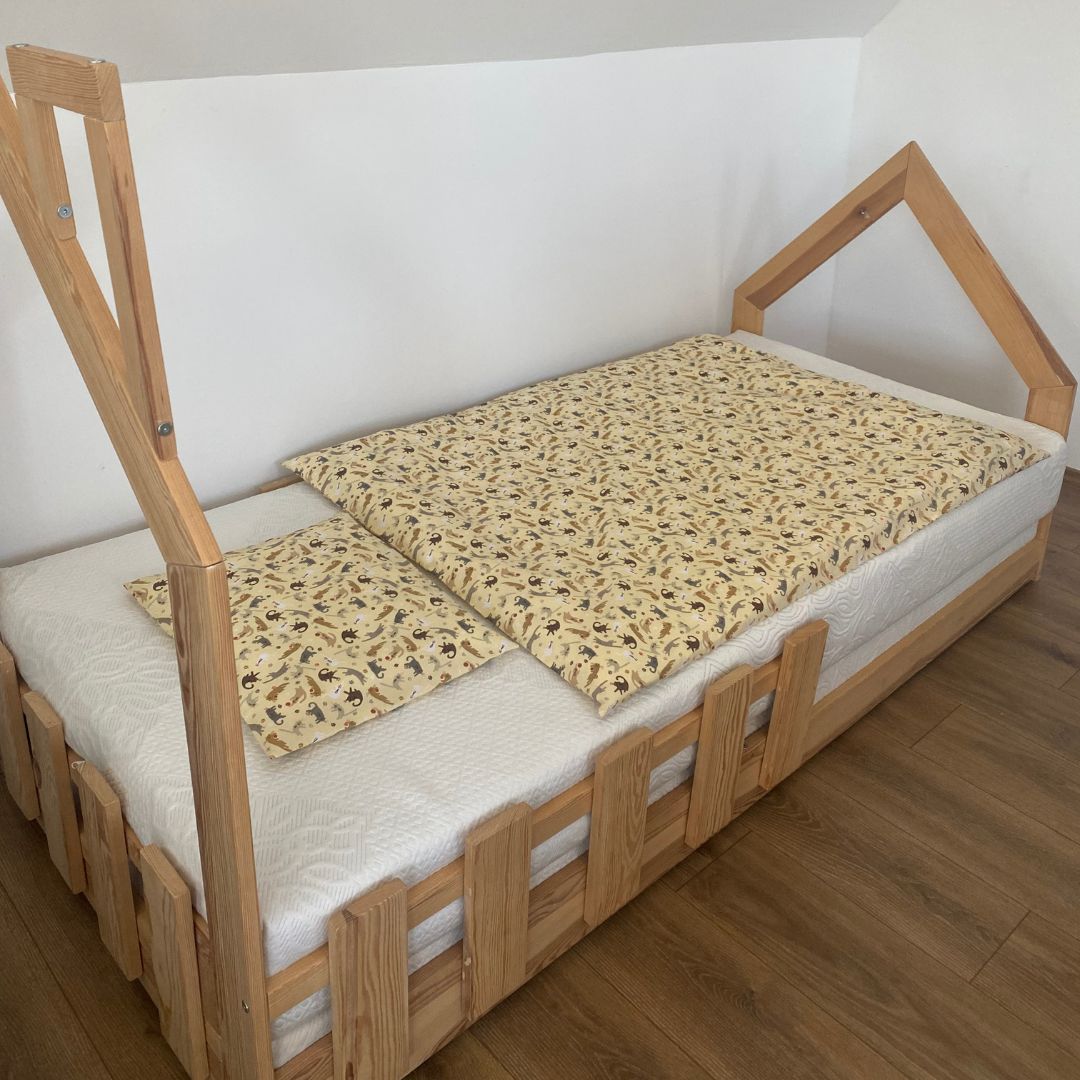 Ovis ágyneműhuzat - Pamut 2 db -os - Macskás