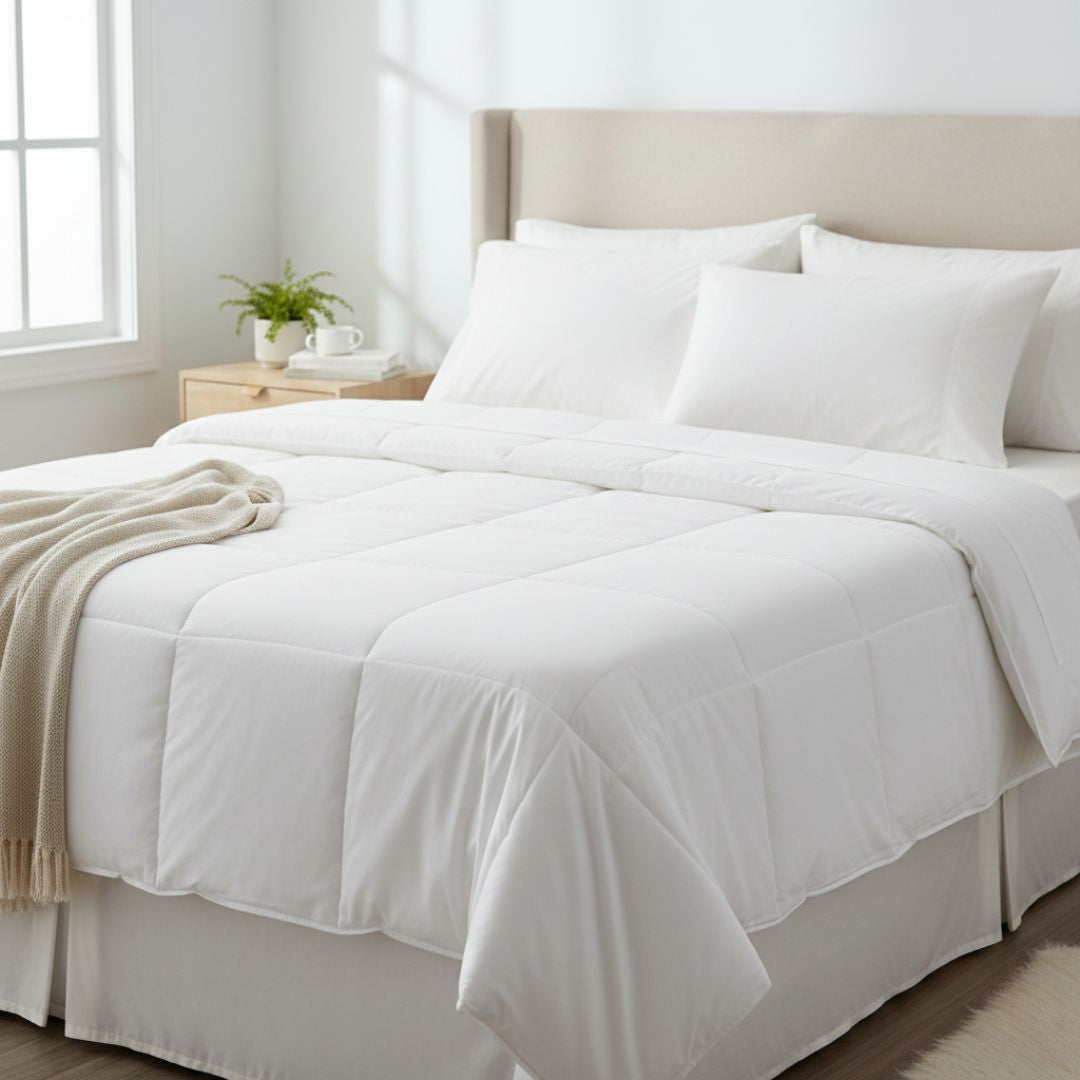 Family Soft - Antiallergische normal dicke 4-Jahreszeiten-Bettdecke - 1000 gr