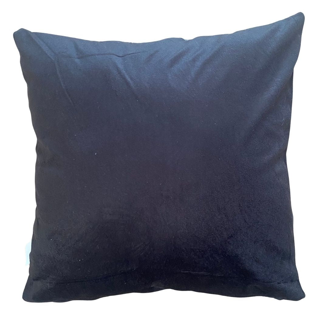 Kagyló bársonyos díszpárna - 45x45 cm