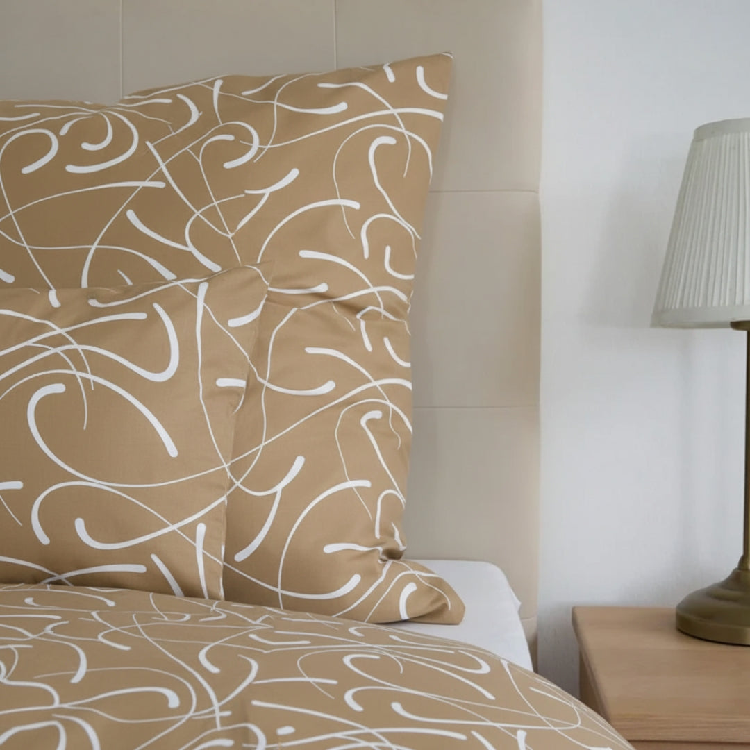 Baumwollbettwäscheset - Blaue Kreise