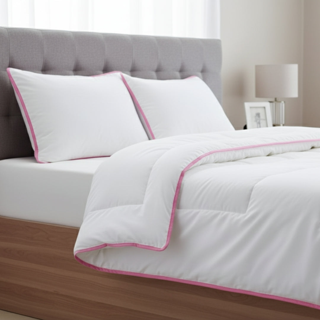 Family Pink - Anti-allergic regular duvet - 1000 gr
