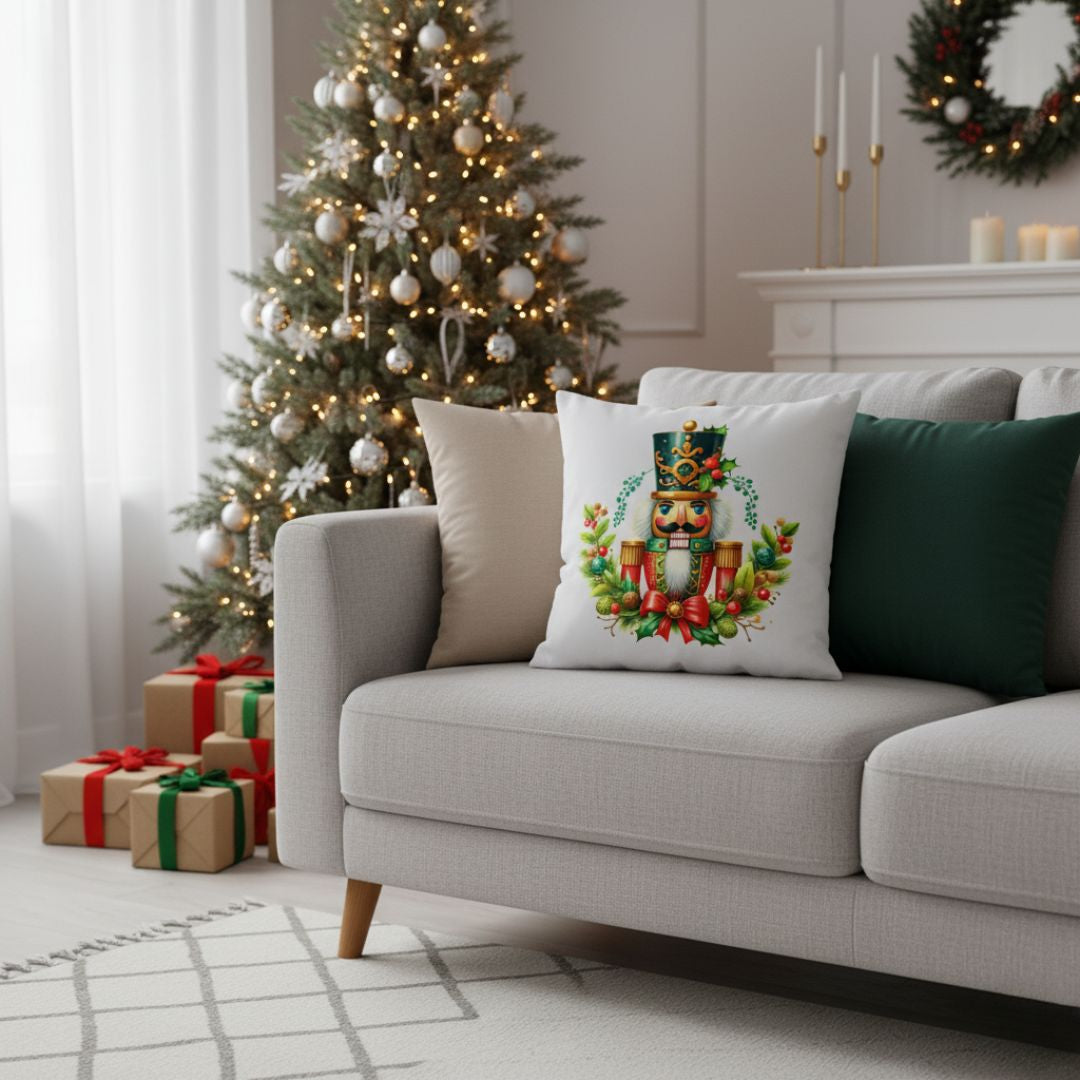 Red star zippered pillow with insert