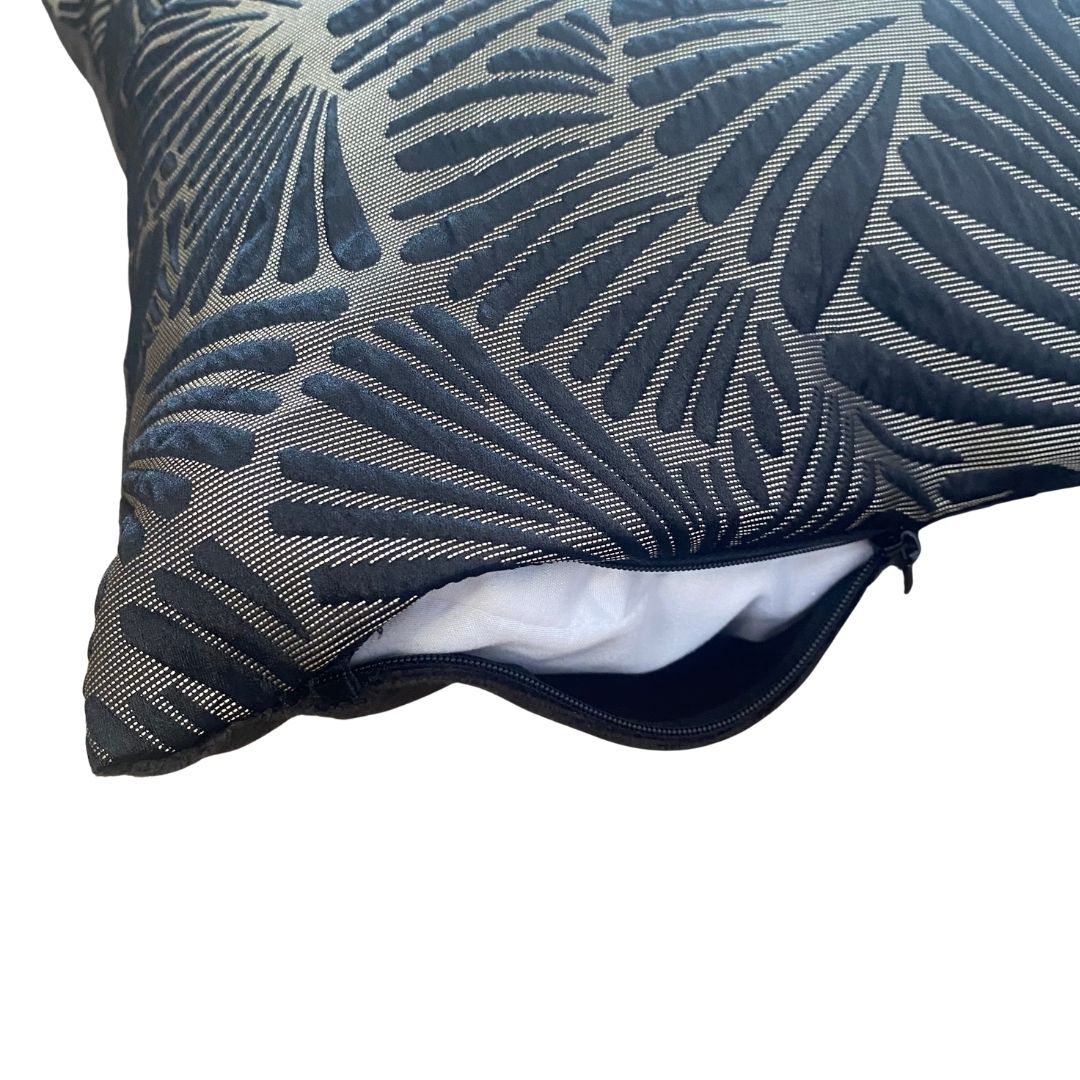 Kagyló bársonyos díszpárna - 45x45 cm