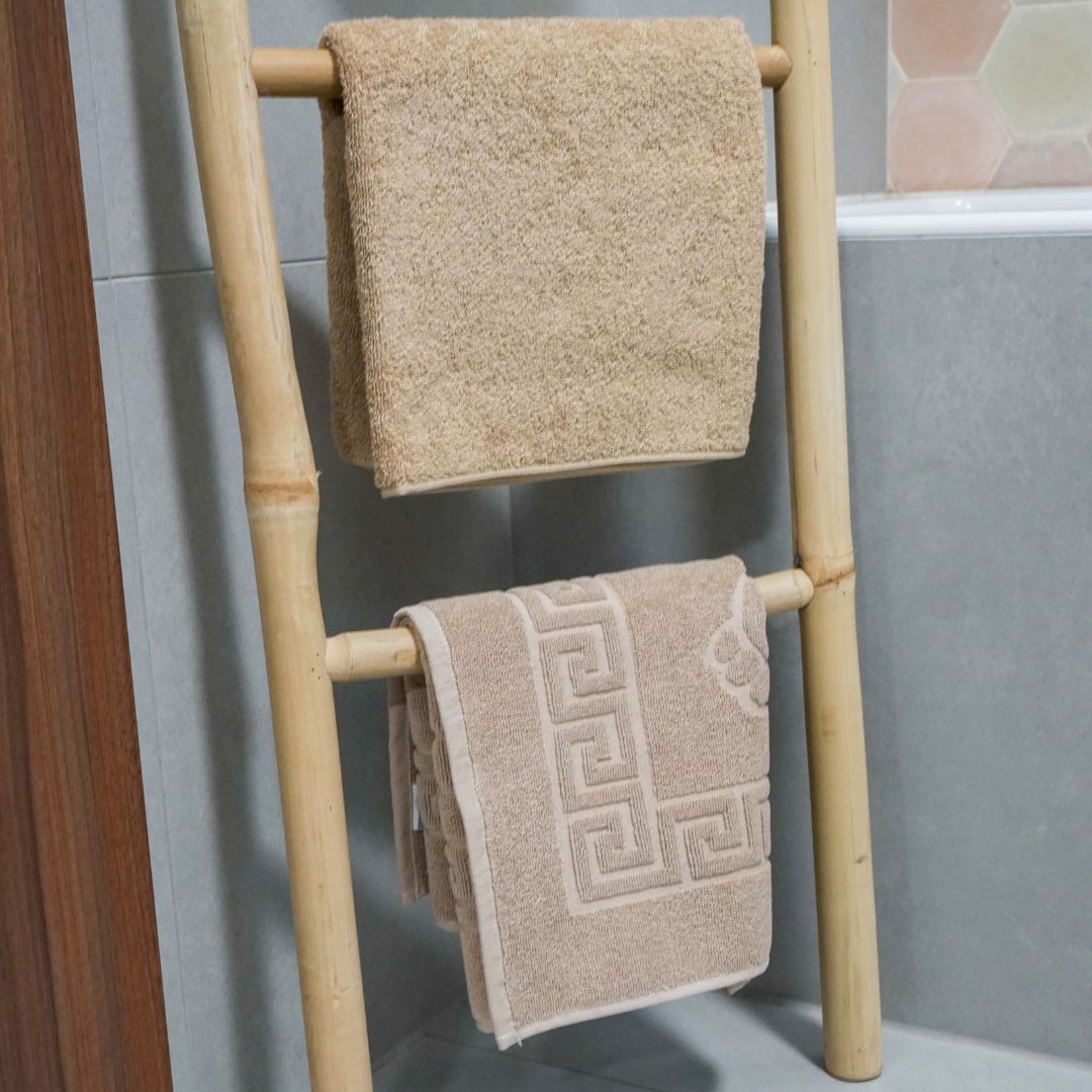 Hotel frottír törölköző - 450 gr/m2 - Bézs - csomagos