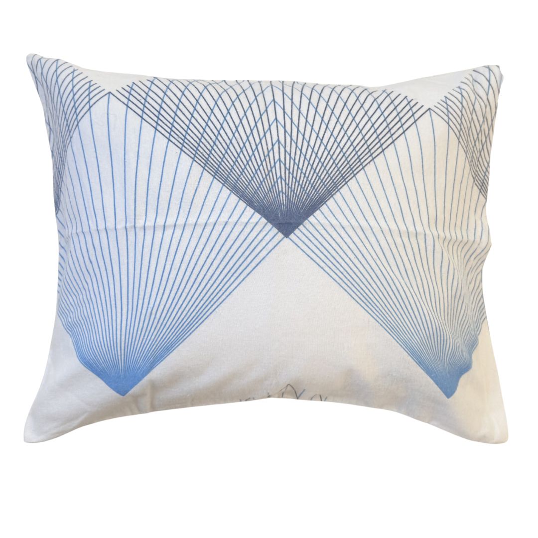 Flanel kispárnahuzat - Jeges fehér