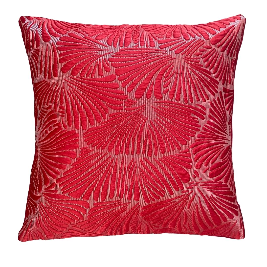 Kagyló bársonyos díszpárna - 45x45 cm