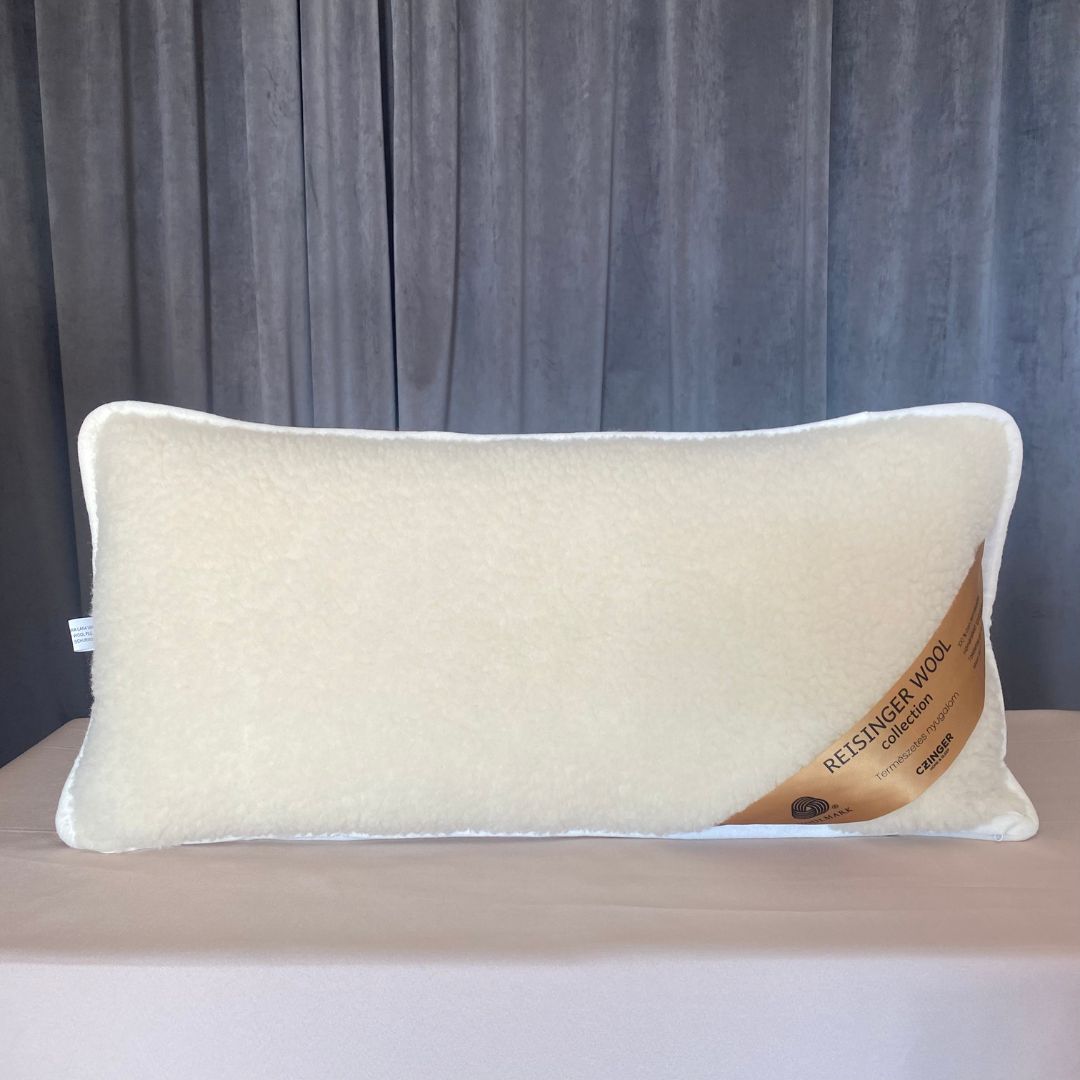 Doppelseitiges Woll-Eurokissen 450 gr/m2 - 40x80 cm