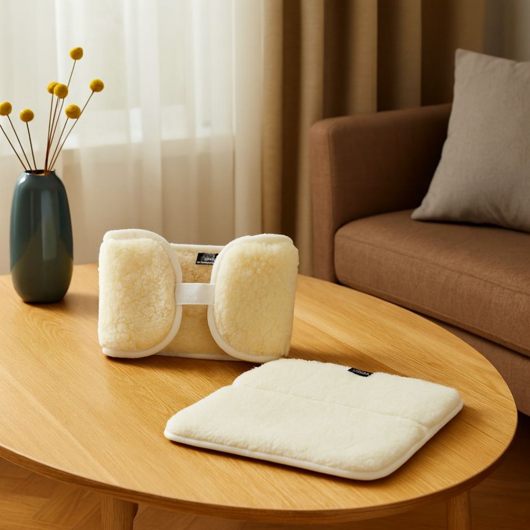 Wool leg warmers - 42x42 cm - large