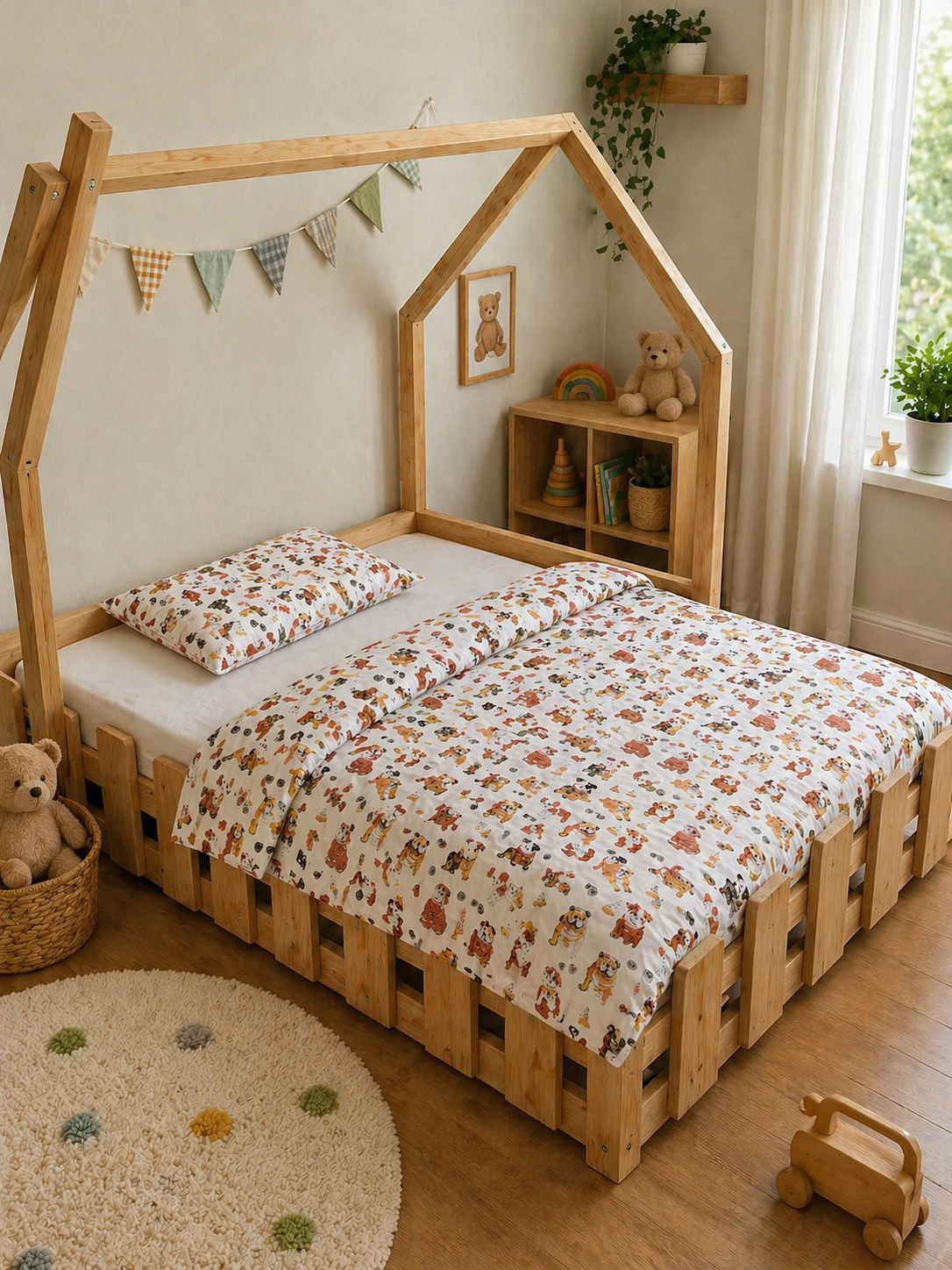 Ovis Bettwäscheset - Baumwolle 2-teilig - Katze