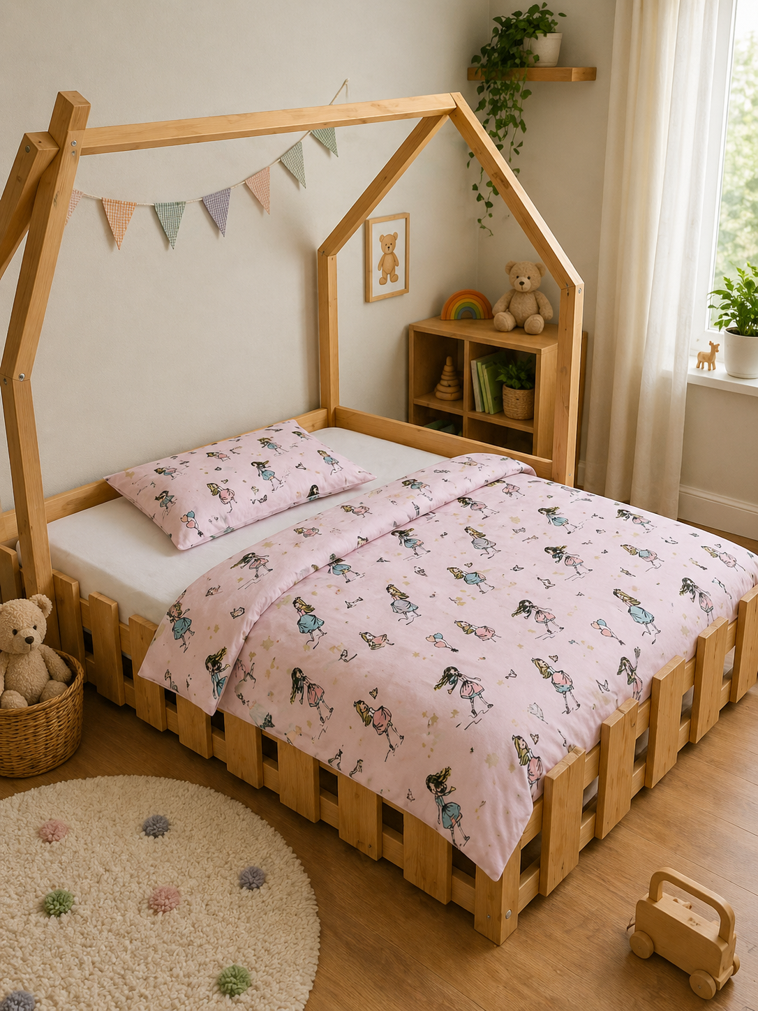 Soft Princess ovis ágyneműhuzat 2 db-os – bájos történetek világa