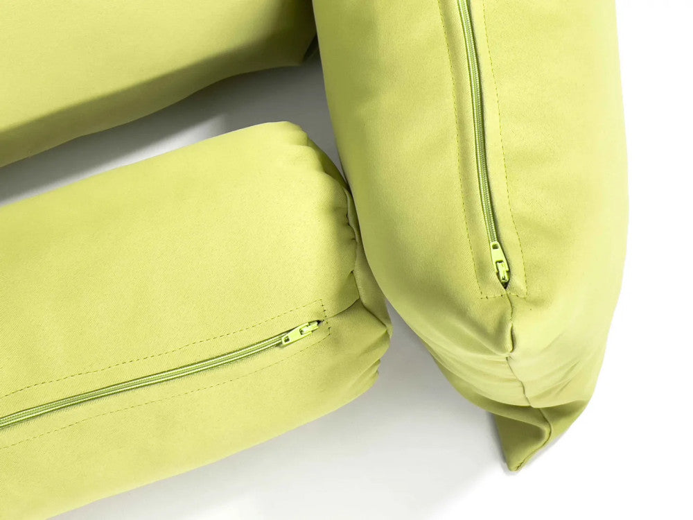 Decorative pillow - 3-piece pillow set, with insert - zippered - BLACK OUT