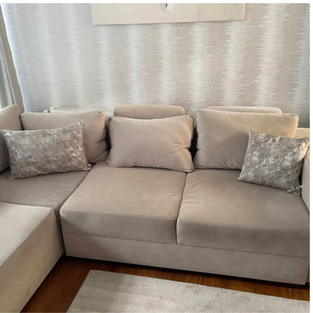 Dekor ezüstös díszpárna szettek