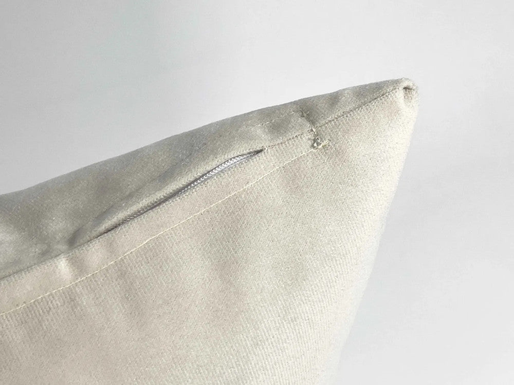 Díszpárna (betéttel) 45x45 cm (krém)