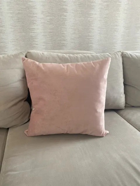 Decorative cushion (with insert) 45x45 (powder pink)