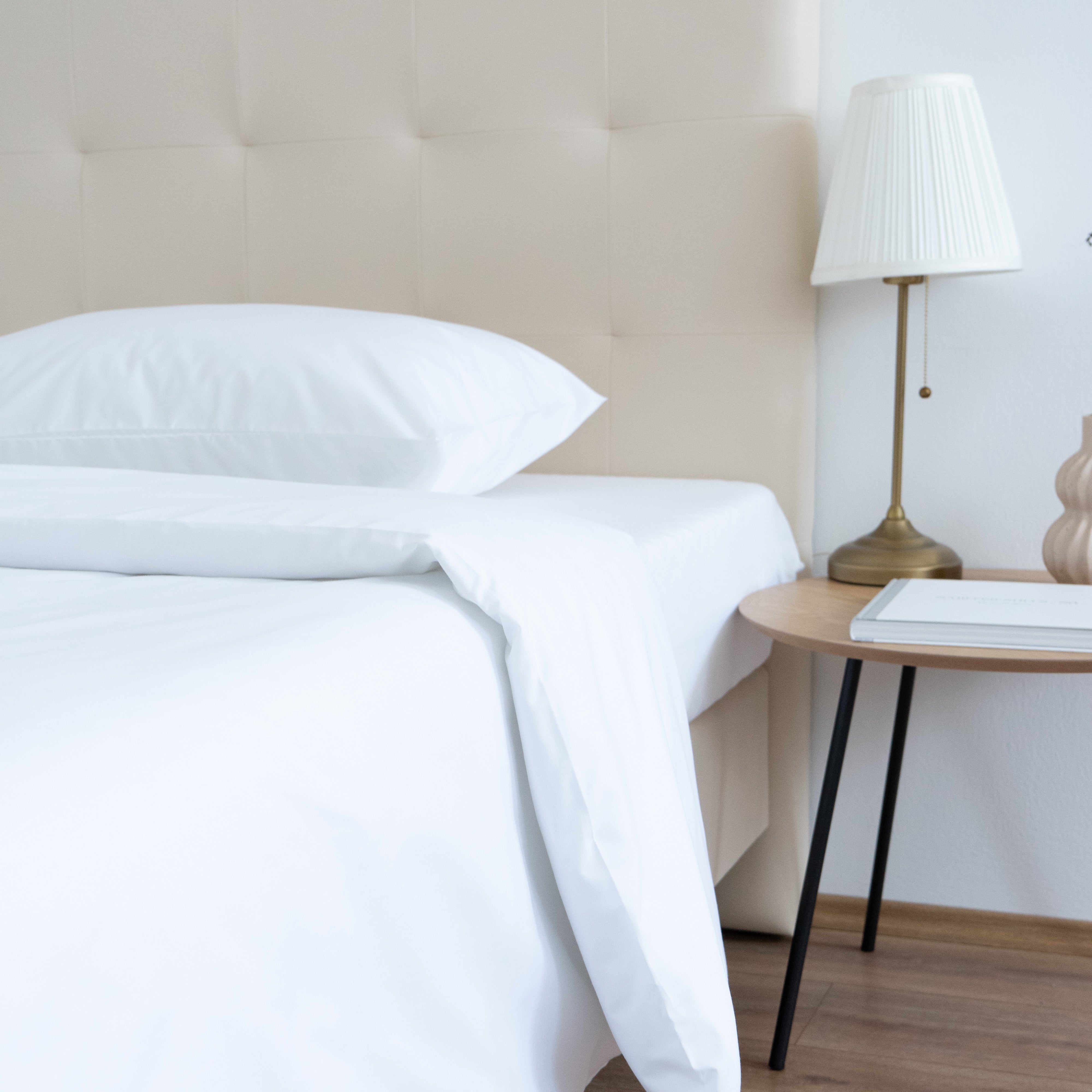 Hotel-Bettlakenset aus 100 % Baumwollleinen – Spannbettlaken – 2er-Set – 146 g/m²