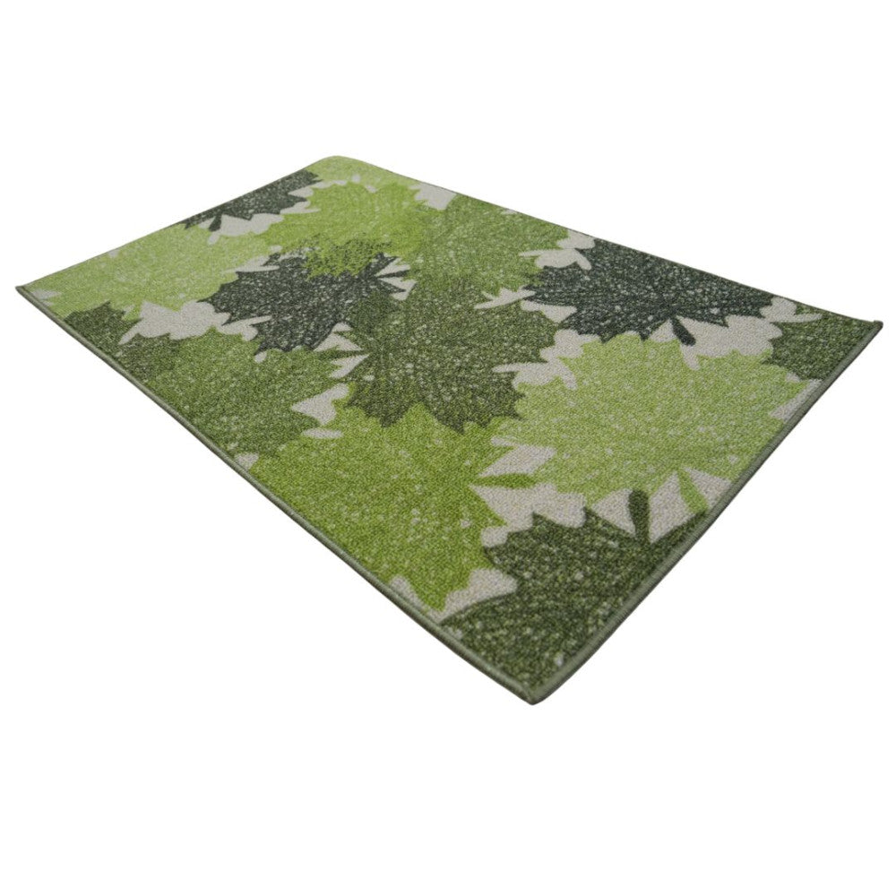 Doormat - Leaf pattern - Green