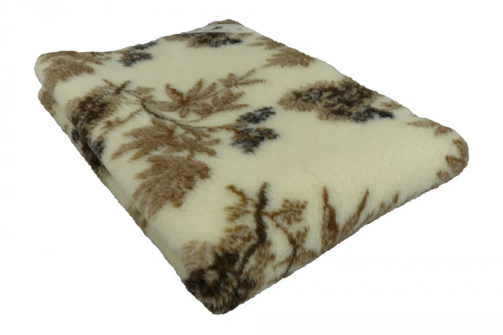 Wool blanket patterned double-sided - 520 gr/m2