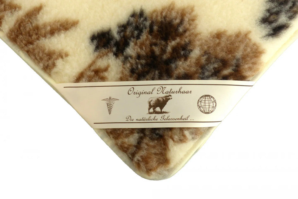 Wool blanket patterned double-sided - 520 gr/m2