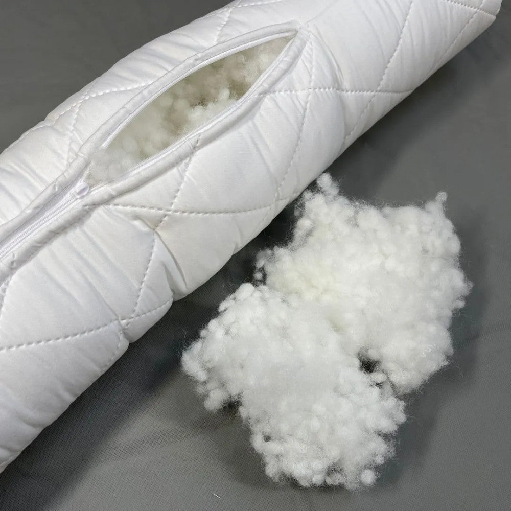 Thin quilted roller cushion - with adjustable firmness