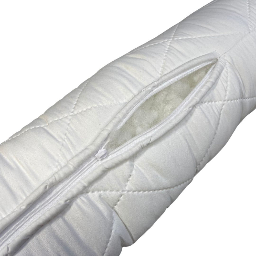 Thin quilted roller cushion - with adjustable firmness