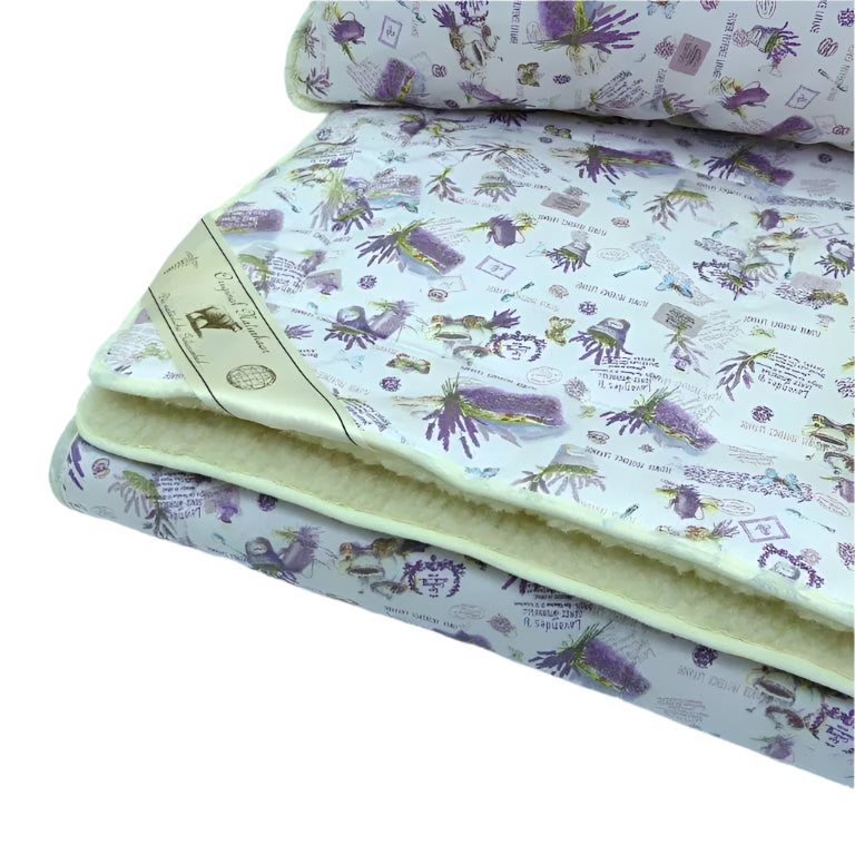 Wool-cotton set (3 pieces) - Lavender
