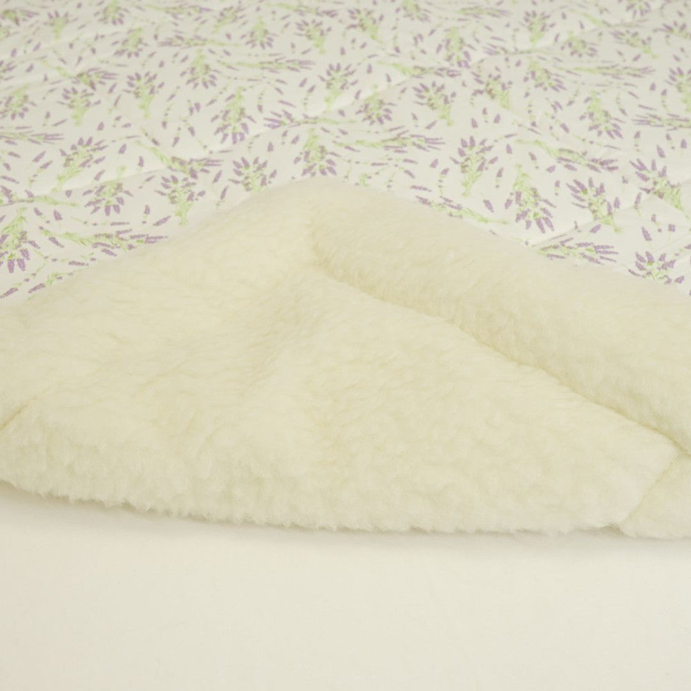 Sommerset aus Wolle und Baumwolle (2-teilig) - Lavendel