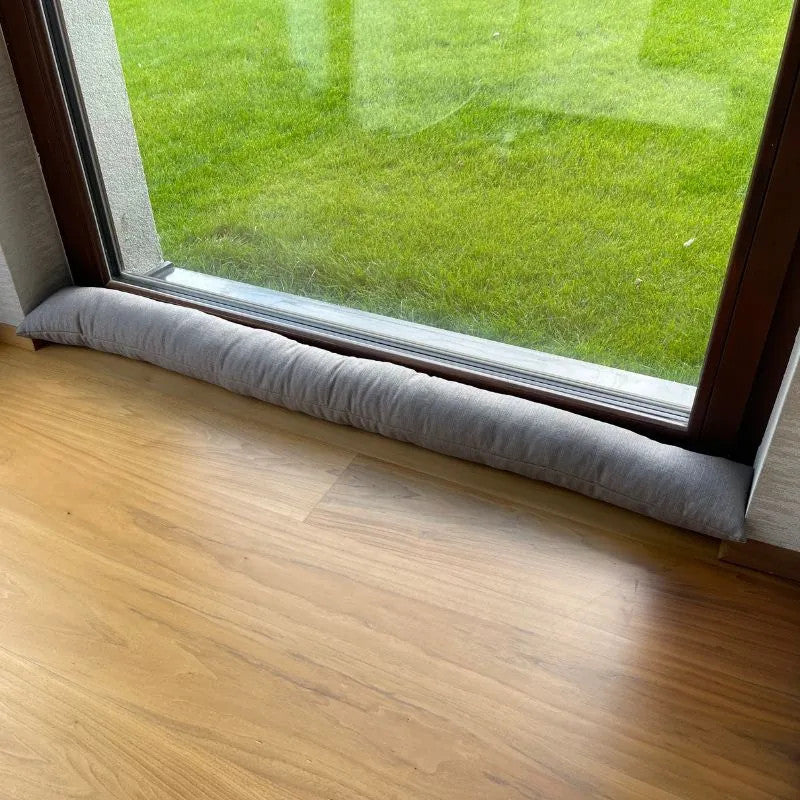 Decor grey draft stopper