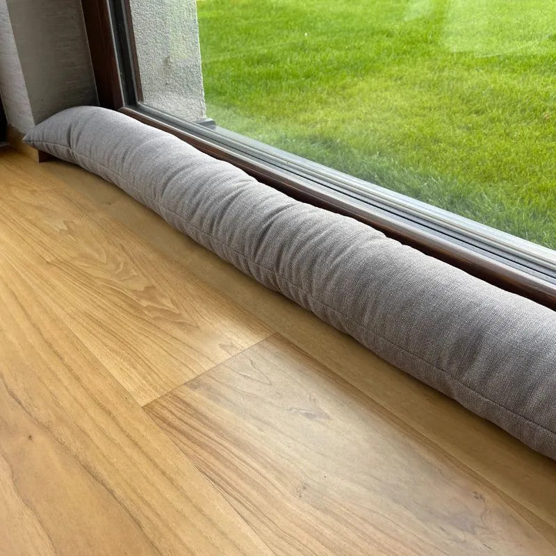 Zugluftstopper Dekor grau