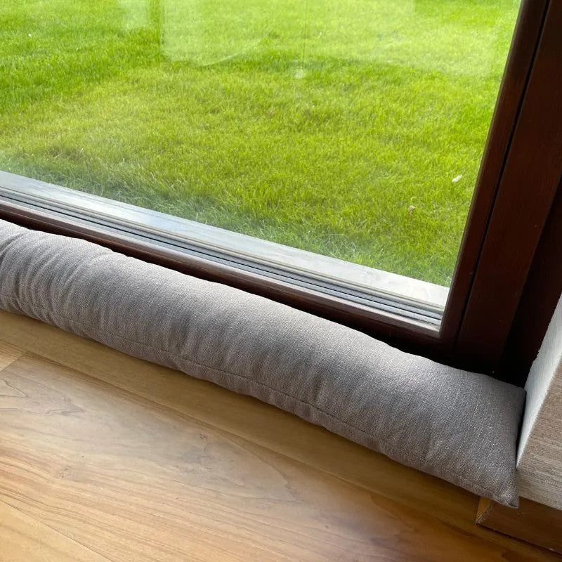 Zugluftstopper Dekor grau