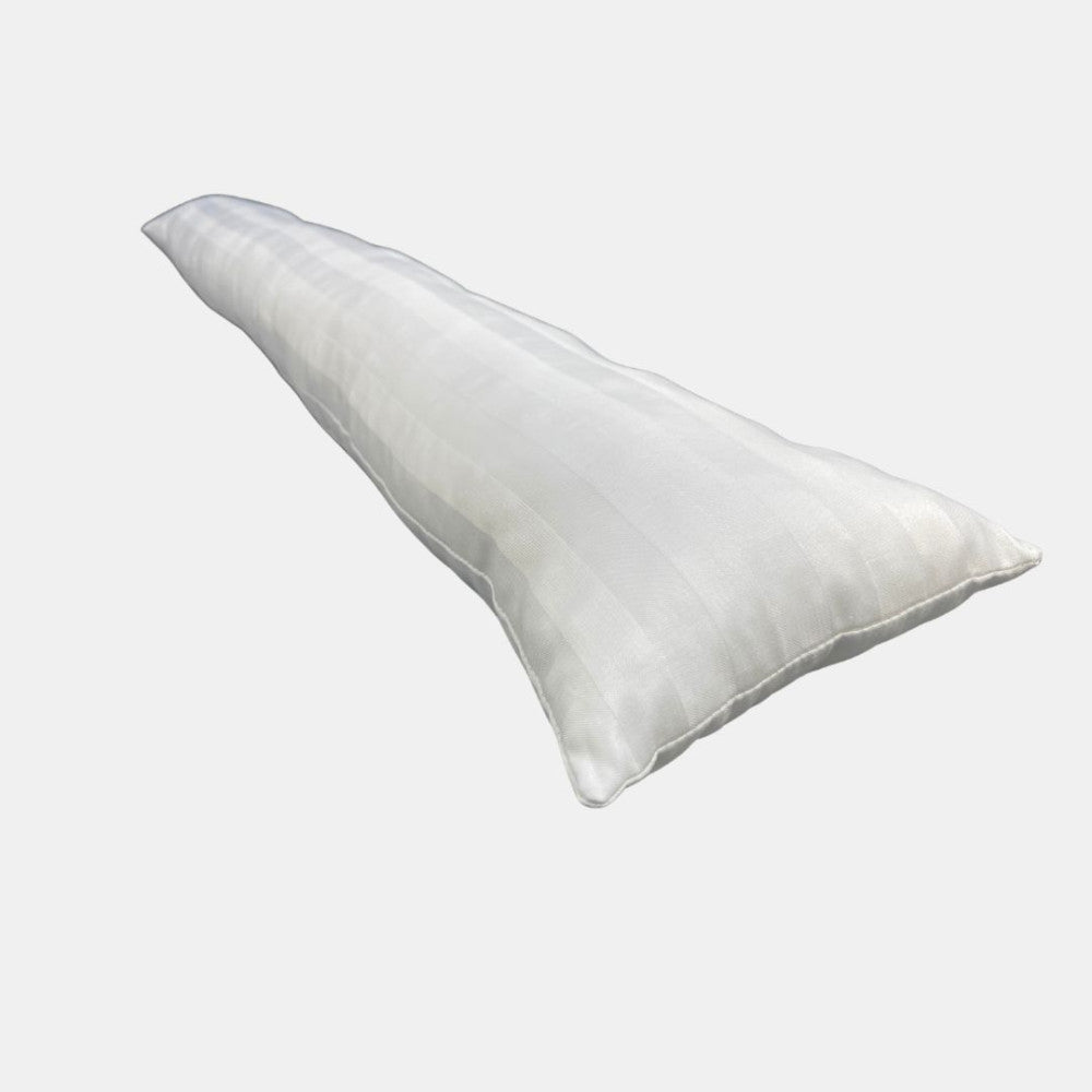 Damask striped draft stopper