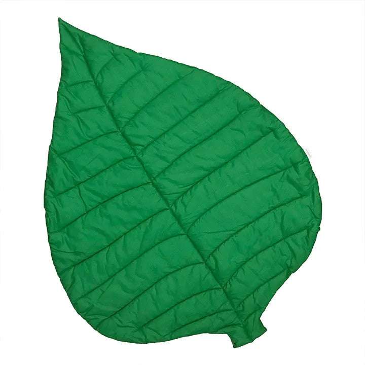 Leaf Kinderspielmatte und Decke - hellgrün