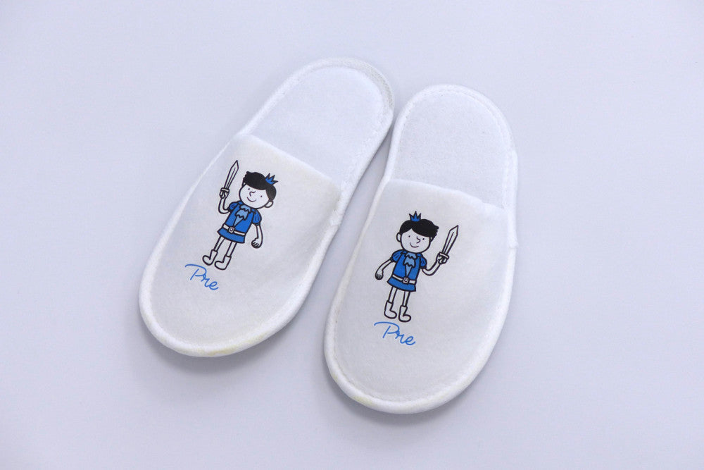 Hotel disposable prince pattern children's slippers - Premium quality!