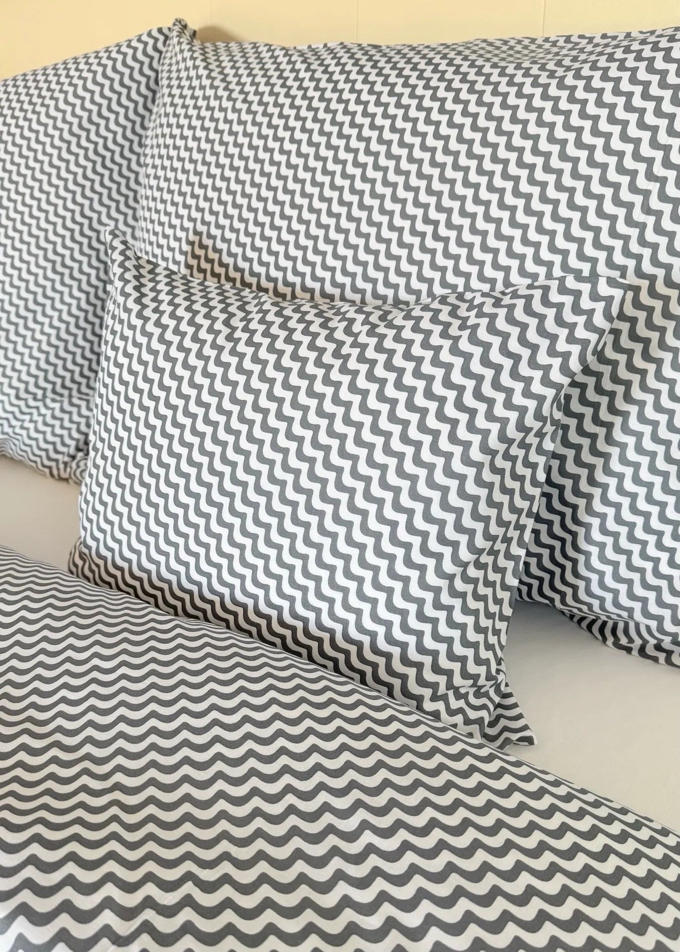 Baumwollbettwäscheset - Blaue Kreise