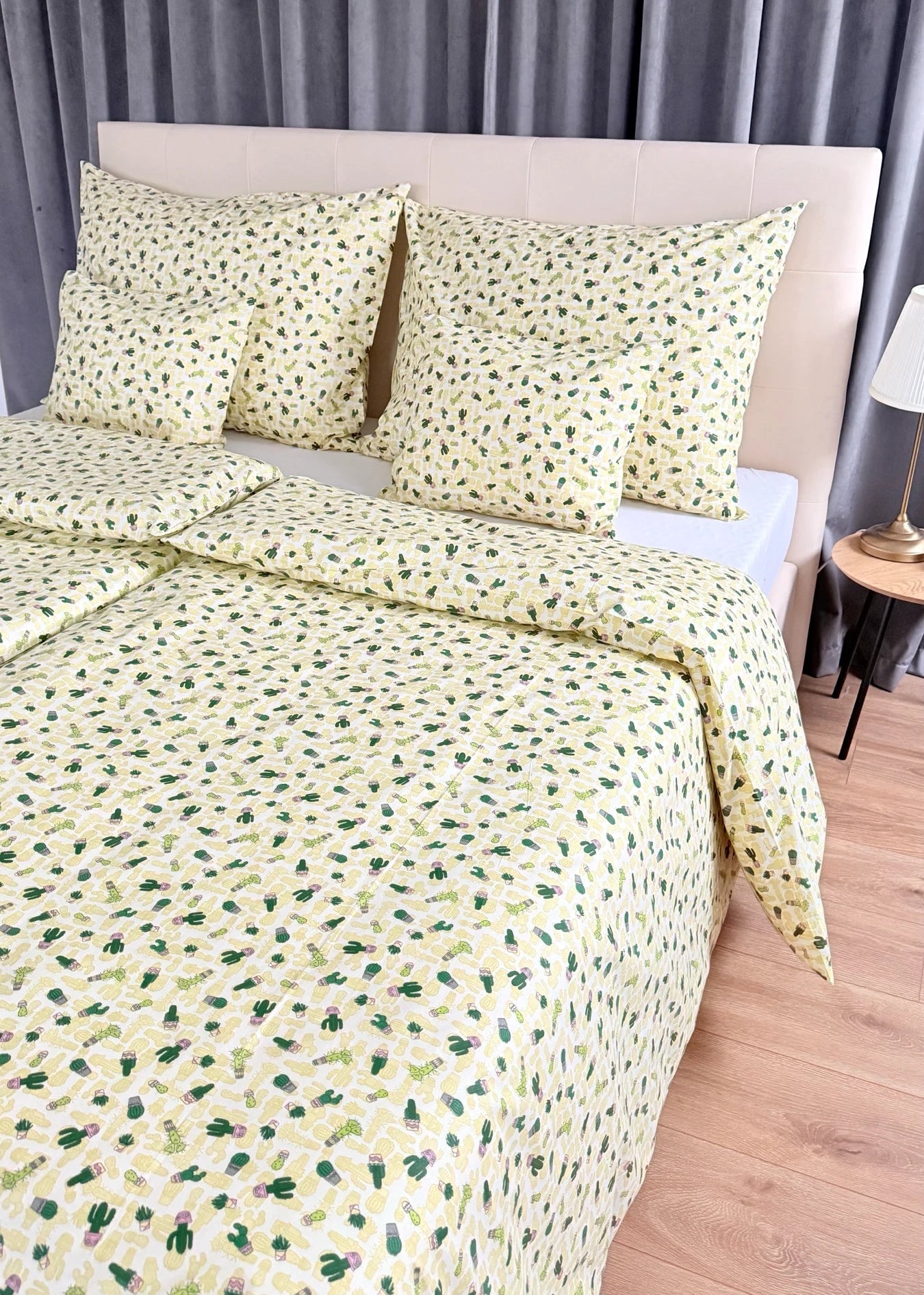 Baumwollbettwäscheset - Blaue Kreise