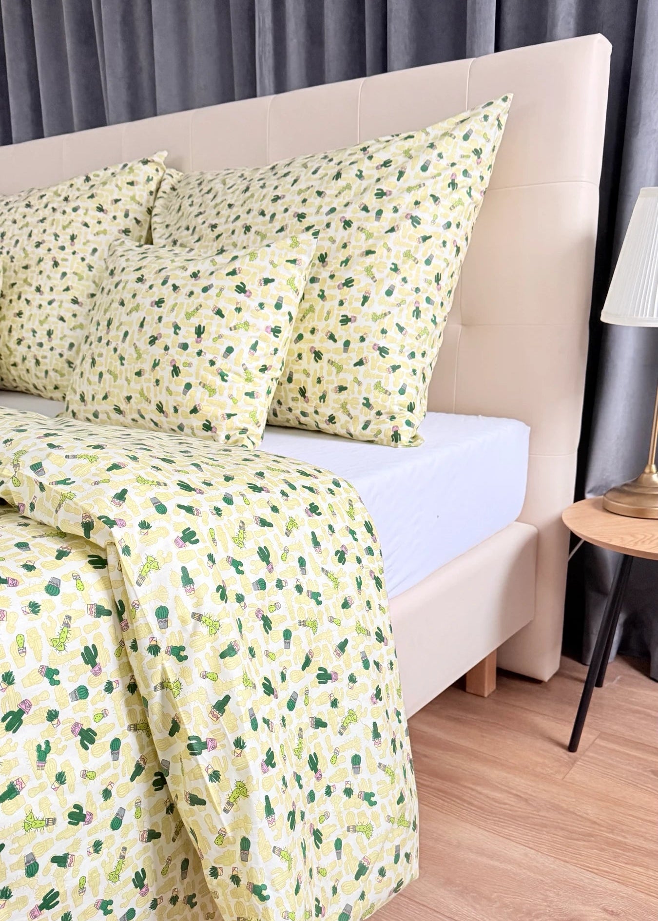 Baumwollbettwäscheset - Blaue Kreise